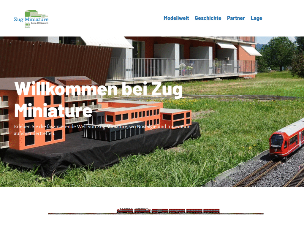 Livegang Webseite zug-miniature.ch, 01. Juli